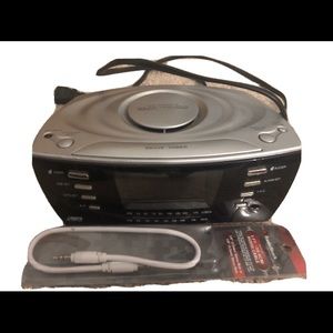 Multi-directional sound MP3 AlarmClock & New Cable